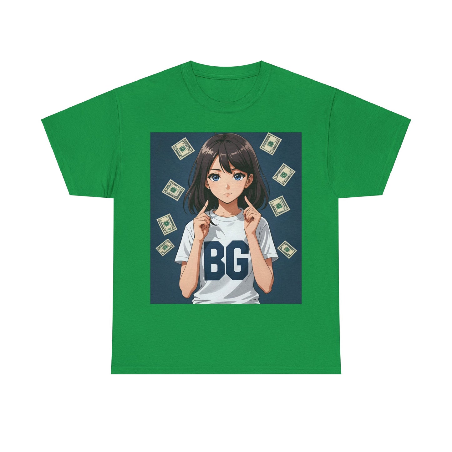 BG Anime Girl Unisex Heavy Cotton Tee