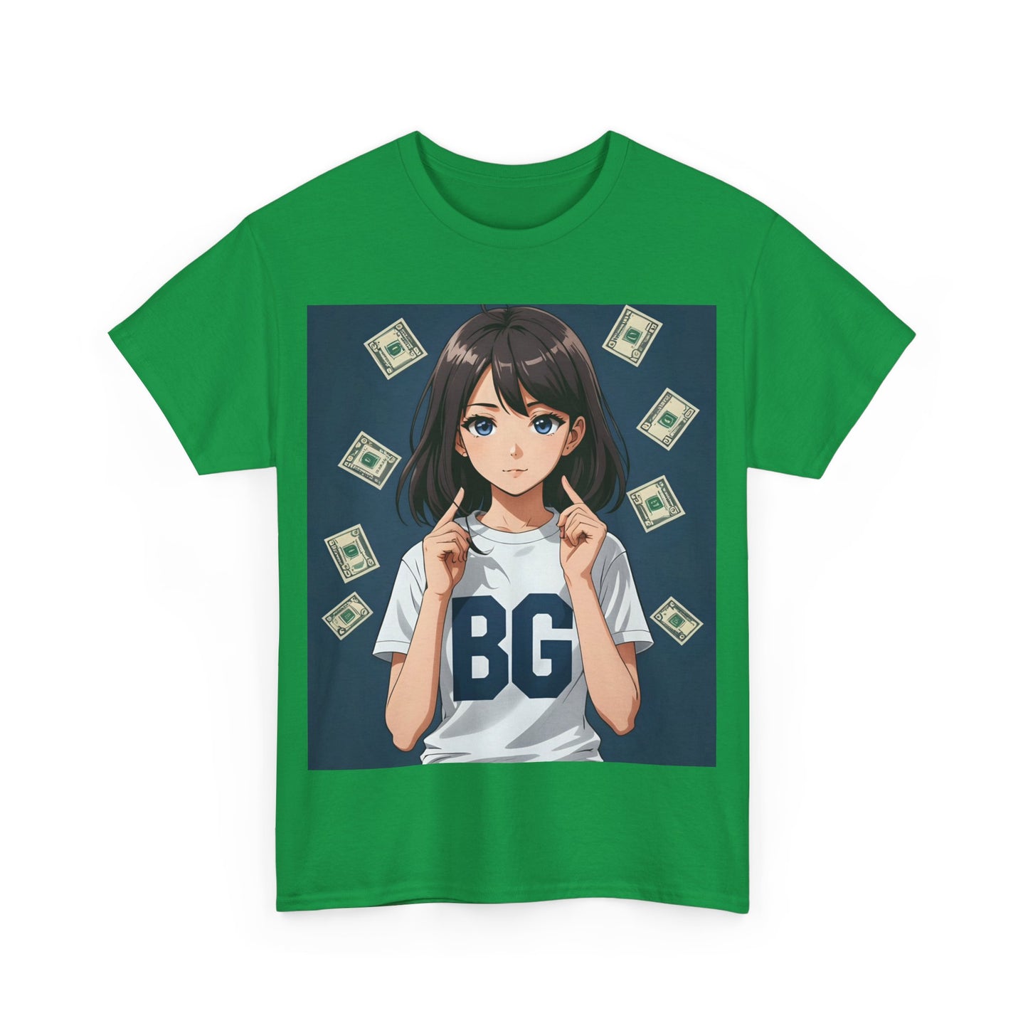 BG Anime Girl Unisex Heavy Cotton Tee