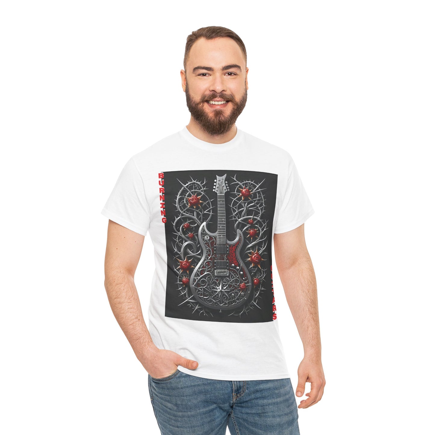 Thorn Guitars Unisex Heavy Cotton Tee by Burning Guitars