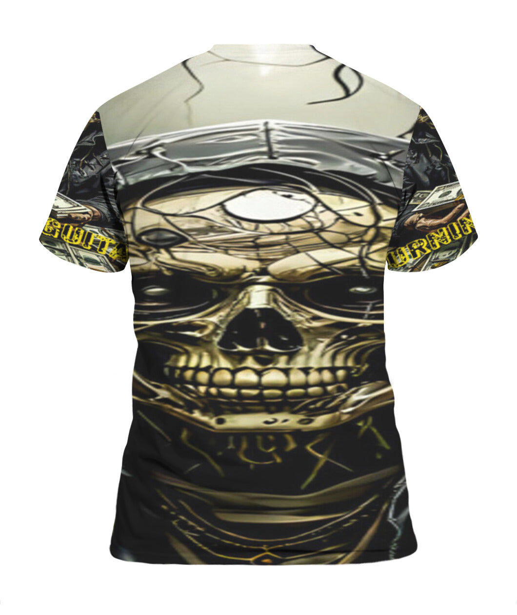 Skull Money Unisex T-Shirt by Burning Guitars