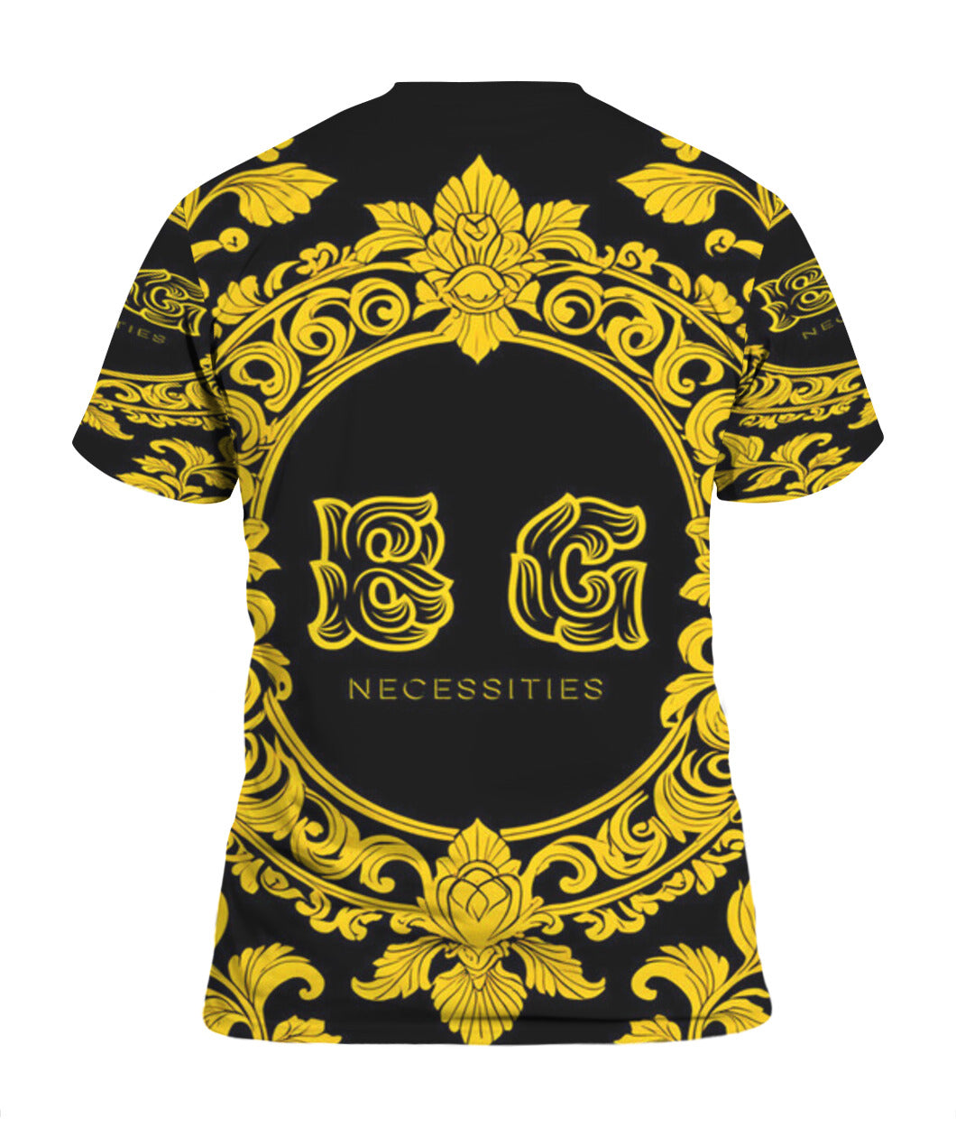 BG Black and Yellow Necessities Unisex T-Shirt by Burning Guitars