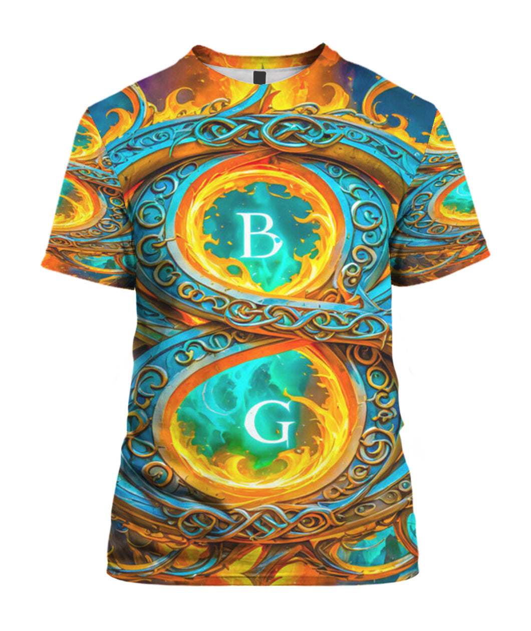BG Number 8 Unisex T-Shirt by Burning Guitars
